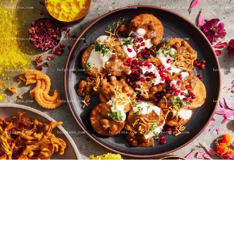 Aloo Tikki Chaat – Crispy Potato Patties with Toppings recipe